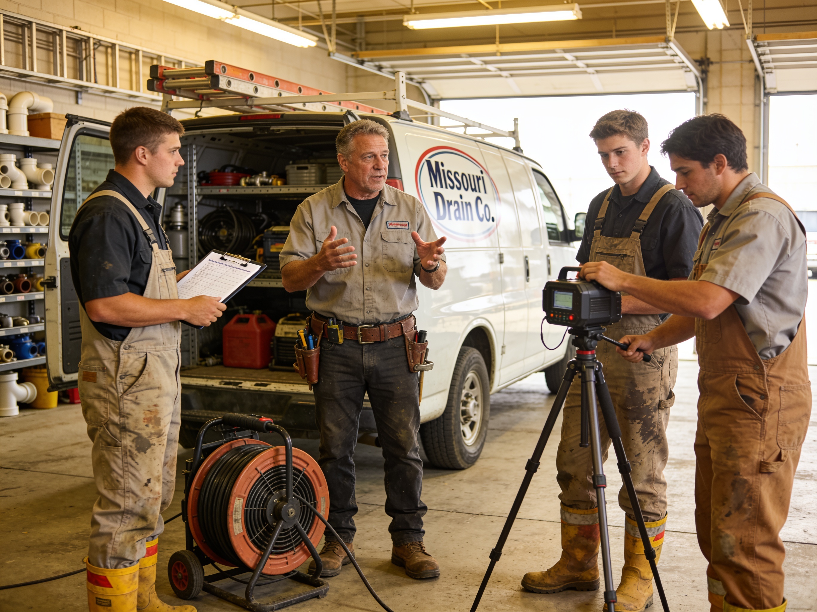 The Missouri Drain Works team